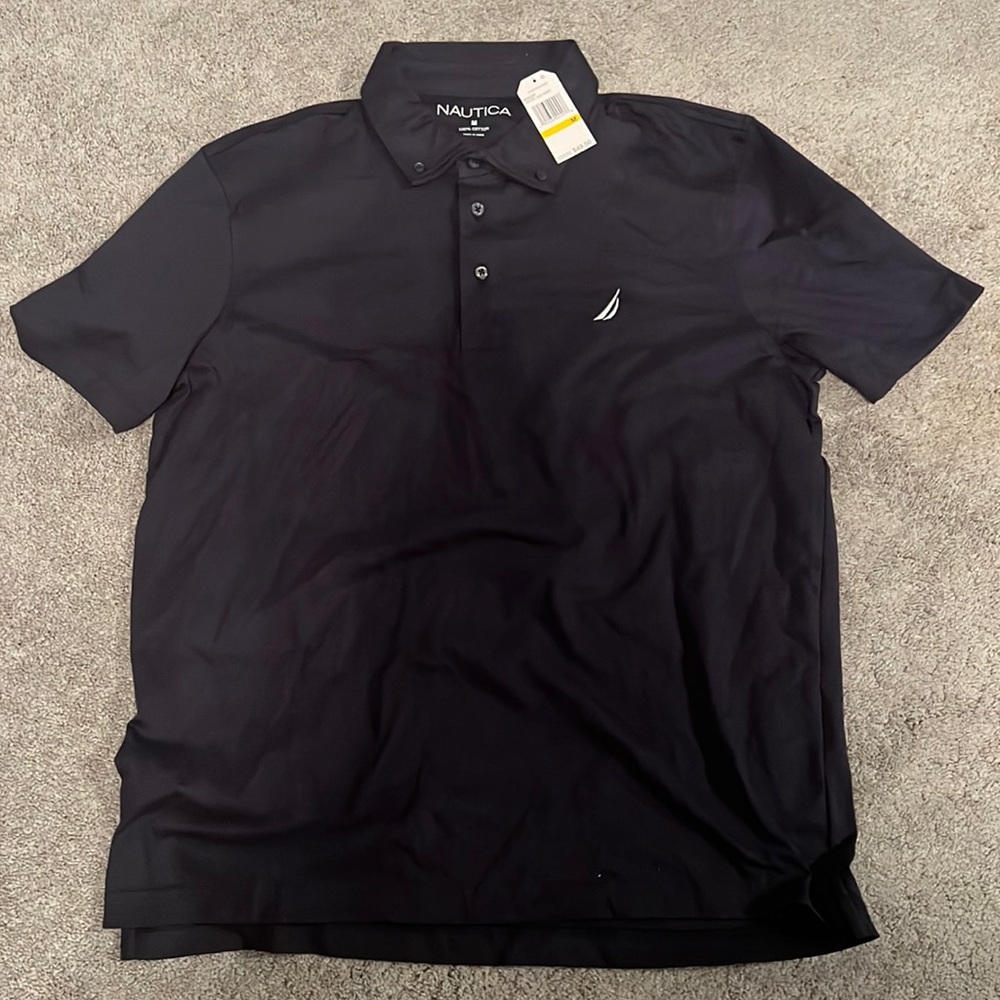 Nautica 100% cotton size medium originally $49.50 color: navyNEVER WORN